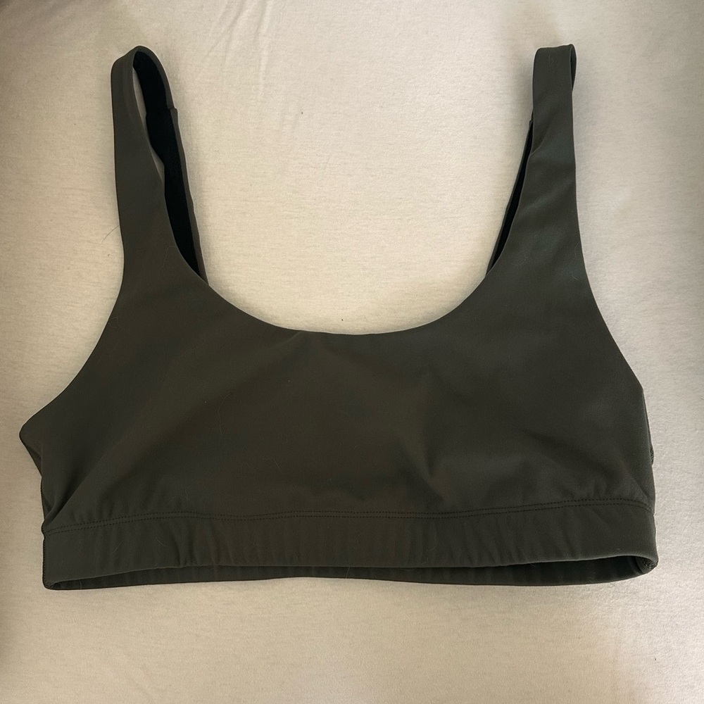 Vuori Women's Olive Green Sports Bra